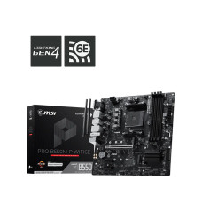 MSI PRO B550M-P WIFI6E GEN4 AMD AM4 Micro ATX Motherboard